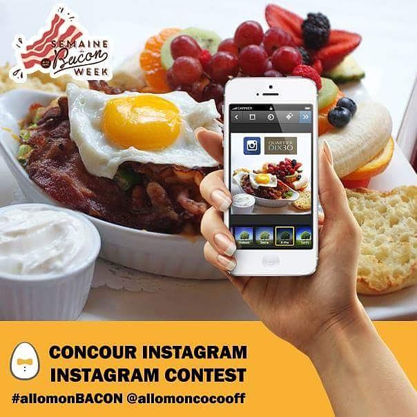 Contest #bacon #allomonbacon #allomoncoco #breakfast #quartierdix30
