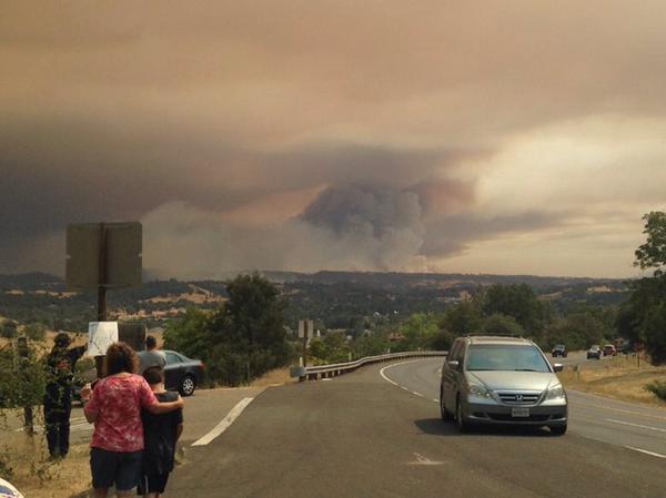 Incendio California: San Andreas totalmente evacuato.