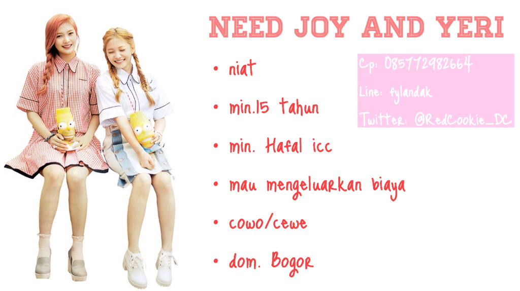 레드쿠키 (@redcookie_dc) on Twitter photo <a href="/AndroGenie_AG/">A' Generation</a> Help RT please^^ we need Joy and Yeri, ready for debut and dom.bogor (cibinong/sekitar) <a href="/AndroGenie_AG/">A' Generation</a> Help RT please^^ we need Joy and Yeri, ready for debut and dom.bogor (cibinong/sekitar)