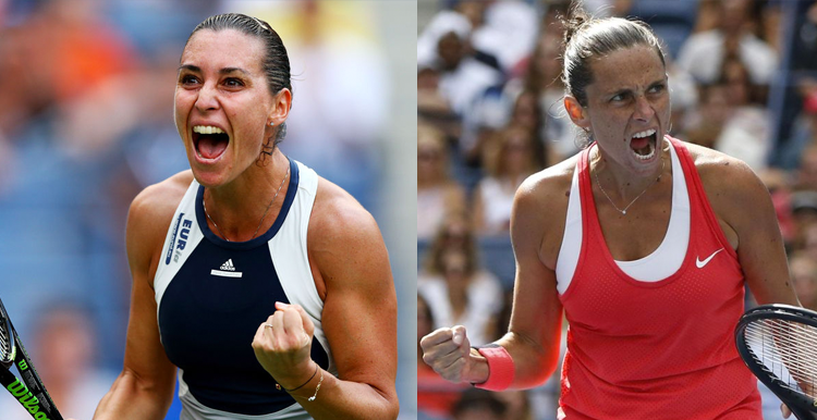 tennistours's tweet photo. The #Italianduo - #Pennetta vs #Vinci - the 1st all-Italian #USOpen final in the #OpenEra! http://t.co/2IaYP61pnB http://t.co/8WgFjXpAcS