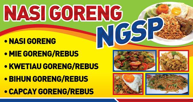 Contoh Desain Spanduk Nasi Goreng  jasa desain grafis online