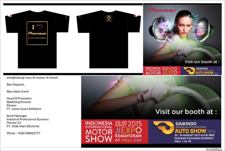 Terimakasih atas kepercayaan dan kerjasama nya. #pioneer dj