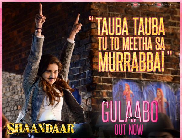 Shaandaar's 'Gulaabo' song creates history!!