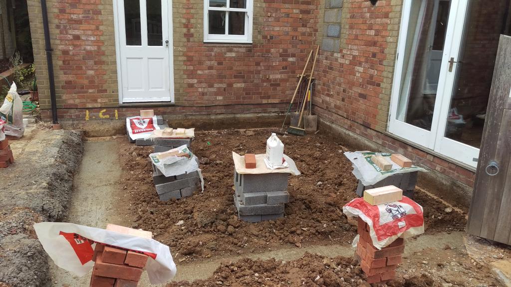 ElcamProperty's tweet photo. Also being being carried out by Elcam Ltd is an extension in Mursley. Footings are in and ready for the bricklayer. http://t.co/vtTk4bEWws