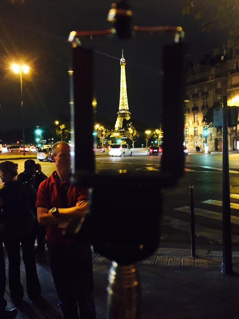 bakke1's tweet photo. Walkong around with our mascot - the selfie stick! 😄 #vismainparis #33 #group33 http://t.co/RS1mwXGi36