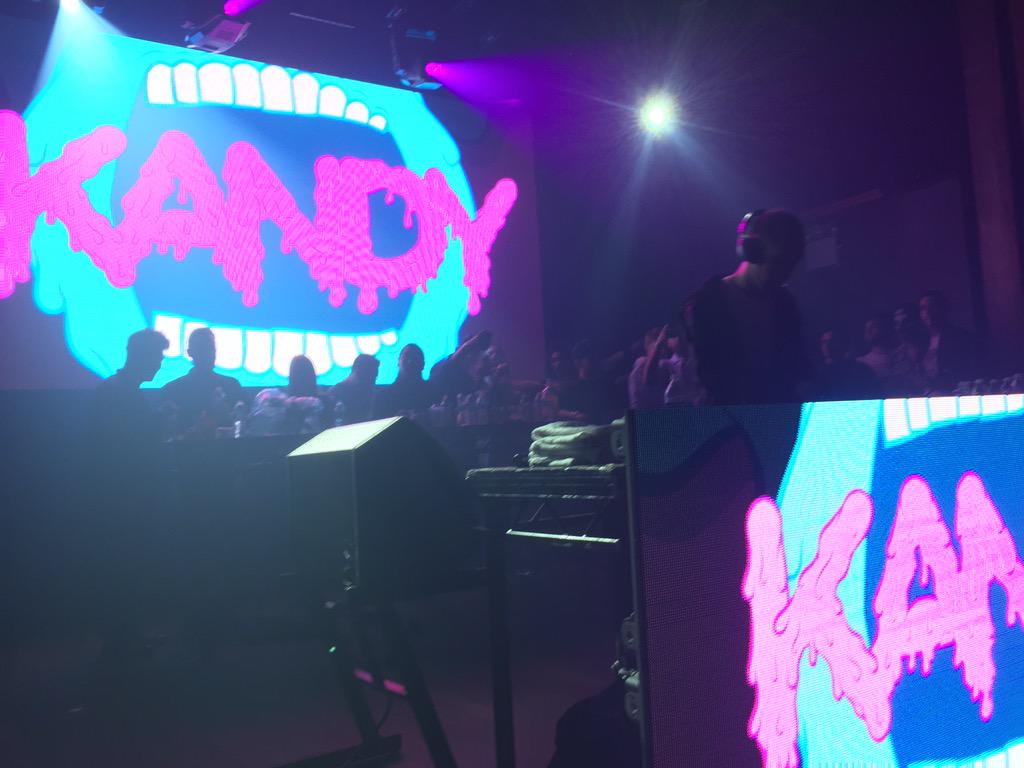 A wild @KANDYNYC has appeared at <a href="/WebsterHall/">Webster Hall</a>!
