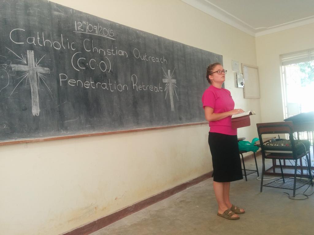 AmberZolc's tweet photo. Activating students @ Gulu Come Holy Spirit form in us apostles hearts filled with love for Christ and zeal for souls http://t.co/KWgJG9A6lc