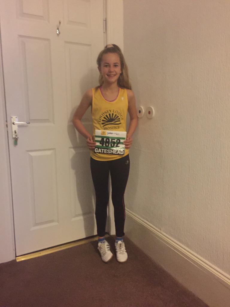 becks179's tweet photo. Lizzie ready to run the kids @Great_Run raising money for @LindseyLodge £199.60 raised so far.. http://t.co/DT8YP4ok38