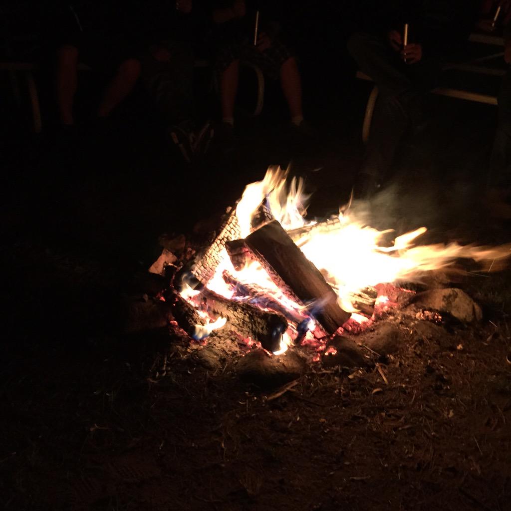 ZStephani's tweet image. Gods country with a keg of beer, a blazin fire and some buds.