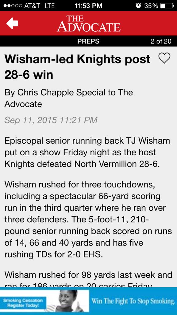 TjWisham23's tweet photo. Giving God All the Glory! Love my bros!! Thanks for the support tonight!!! 2-0 Next one up!!! Knight Time!!! http://t.co/dSHUXXeU3d