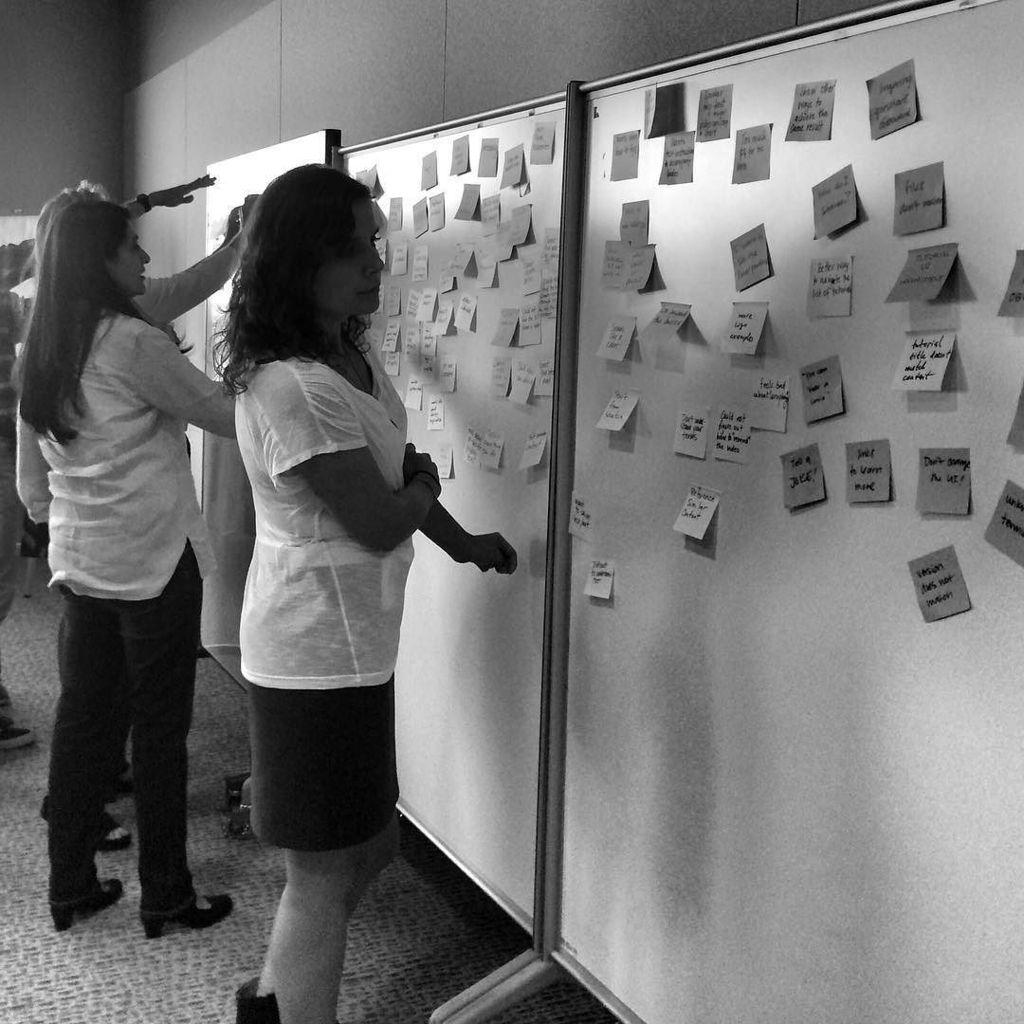 DesignRambles's tweet photo. Sorting ideas for improving our tutorial experience. #designthinking #brainstorming #adobelife #innovation #iphoneo… http://t.co/mpCdFfCack