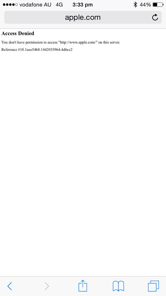 #apple #denied I just wanted to look :(