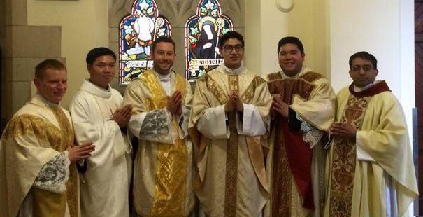 KairosCJ's tweet photo. Congratulations to the six men ordained to the priesthood for @catholicmelb today! Full story: http://t.co/4ab5so6pWS http://t.co/0u2ZzmJxBt