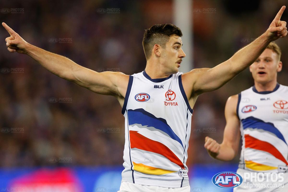AFL (@afl) on Twitter photo FT: <a href="/Adelaide_FC/">Adelaide Crows</a> 16.13 (109) defeat 14.18 (102). Taylor Walker and Eddie Betts combined for eight goals! FT: <a href="/Adelaide_FC/">Adelaide Crows</a> 16.13 (109) defeat 14.18 (102). Taylor Walker and Eddie Betts combined for eight goals!