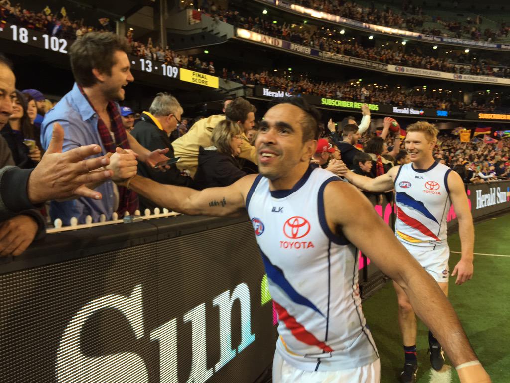 AFL's tweet image. Eddie!!! 📣📣 #AFLFinals