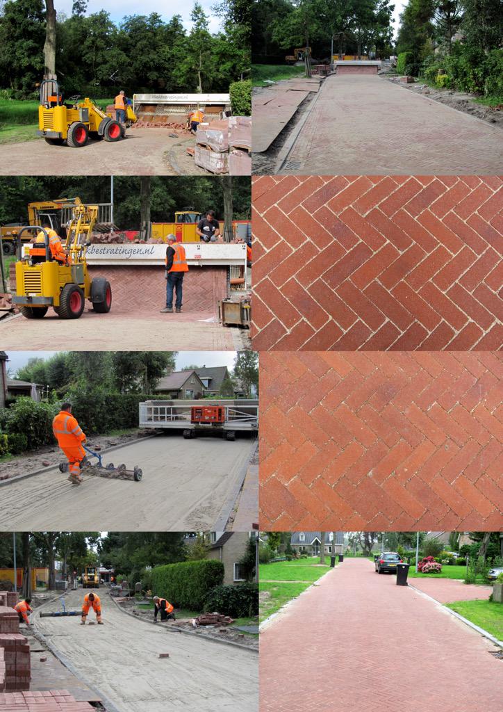 RoadPrinter's tweet photo. @Hinkbestrating met de #RoadPrinter in #Schoorl. Nieuwe #dikformaten #machinaal #super #kwaliteit #efficient👍🏻💪🏻🏆 http://t.co/03UThgYA2Y
