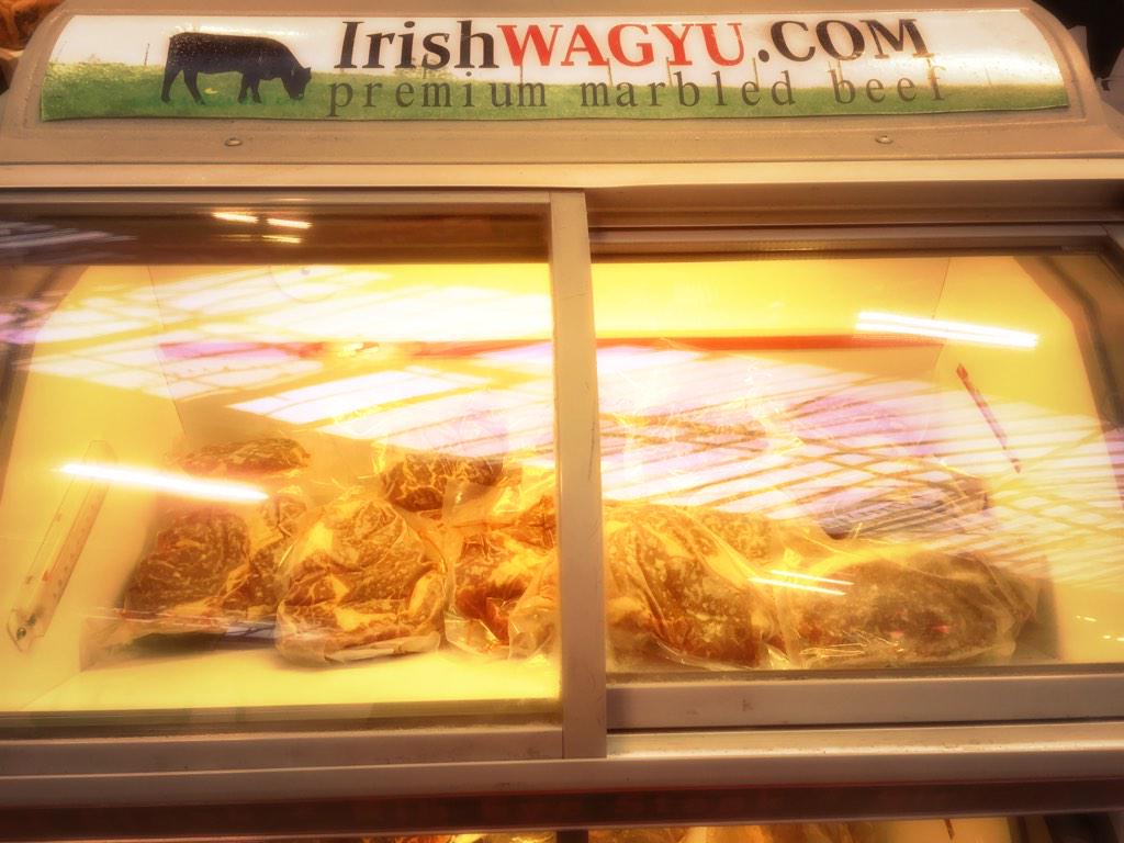 Irishwagyu's tweet photo. All set up and ready to go @StGeorgesBEL steaks roasts &amp; burgers! http://t.co/u0eC6rXVp8