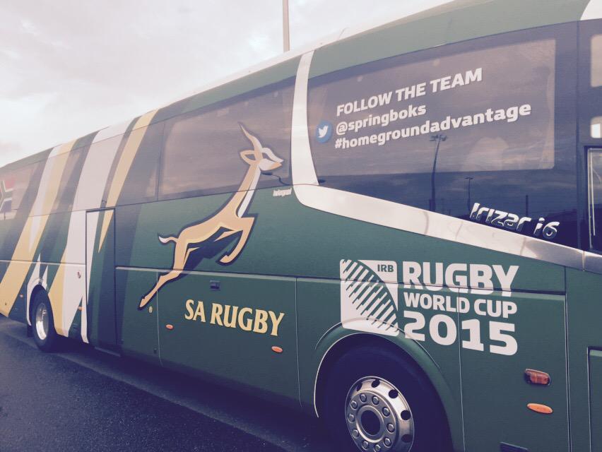 Sportsmedoc's tweet image. Thanks SAA for a great flight The UK journey begins #HomeGroundAdvantage #Springboks #RWC15