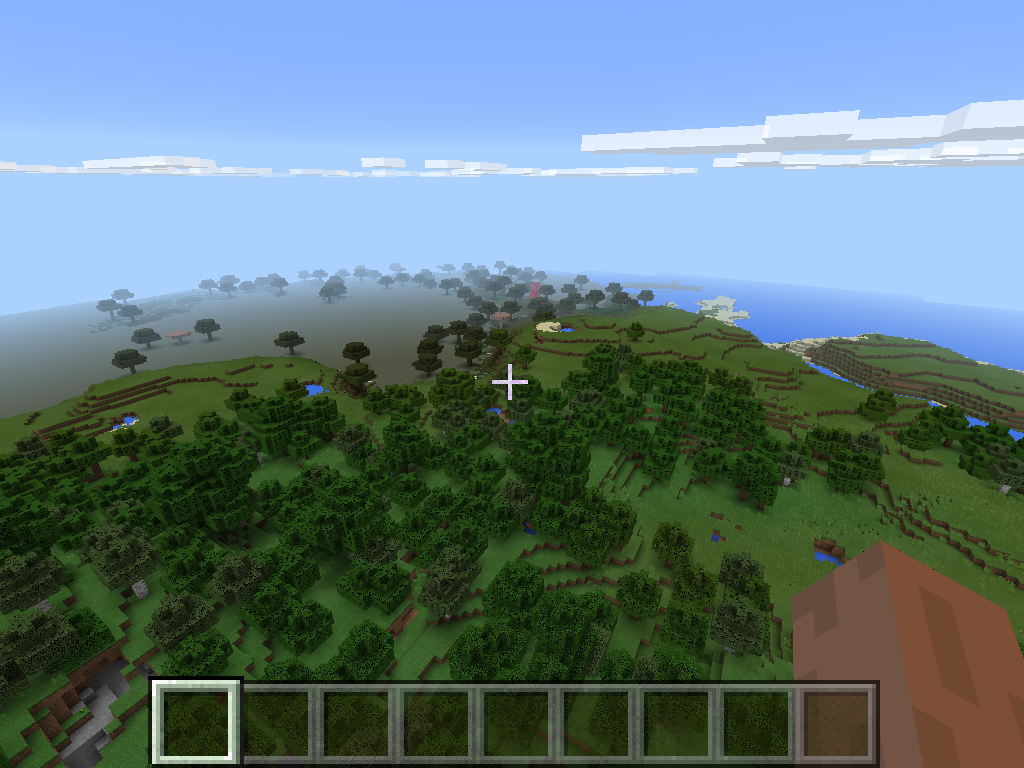 Xangr8's tweet image. The draw distance is pretty impressive.
#MinecraftWindows10