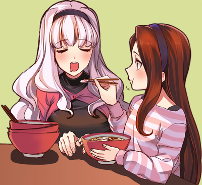 伊織&amp;貴音らくがき 