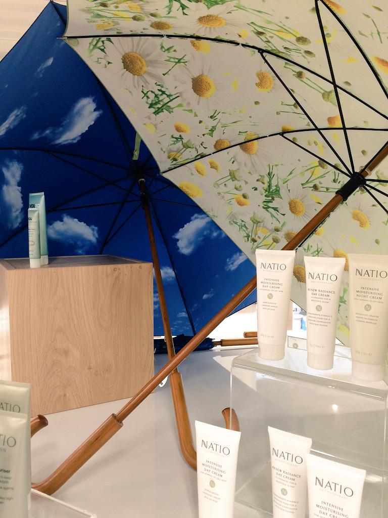 BeautyatPrescot's tweet photo. Free umbrella when you spend £20.00 or more on the Natio range. ☔️✨ http://t.co/xV9OYNQJrx