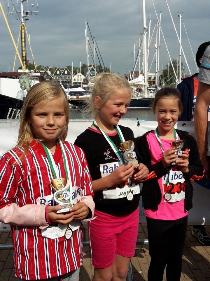 Winnaars 500 meter allemaal dames!