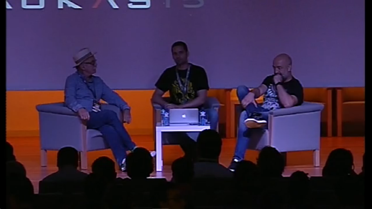 Invitados de lujo para hablar de evolución: @eudaldcarbonell y @Goyojimenez #Naukas15