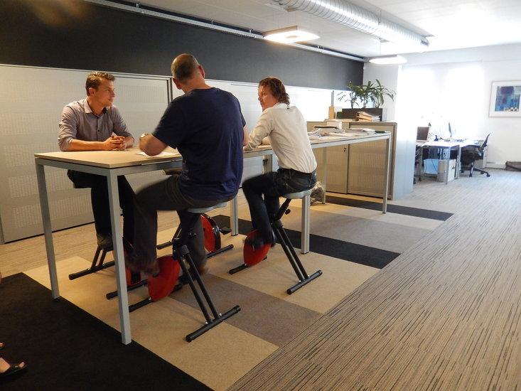 Wist u dat werknemers die werken op een Deskbike, 30% sneller lezen en minder vaak ziek zijn?
Kom langs &amp; ervaar het!