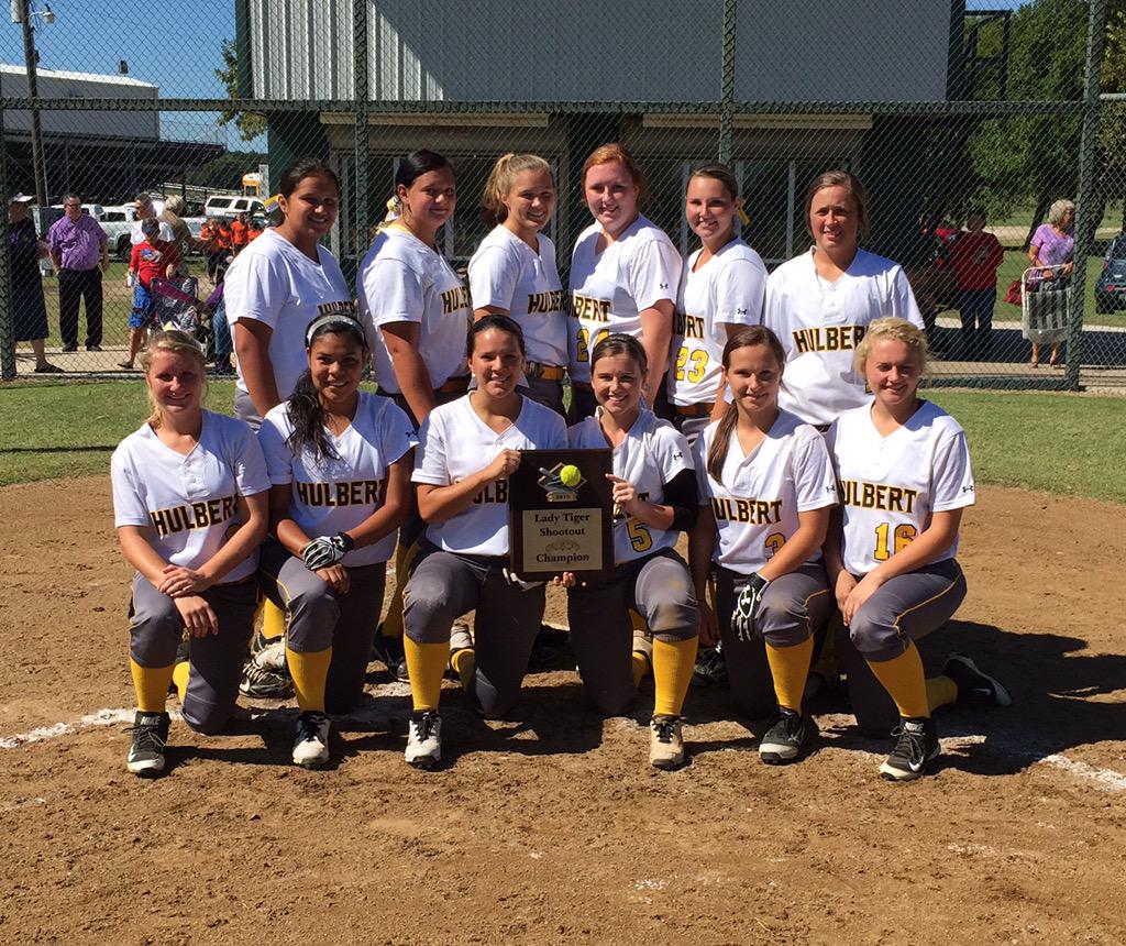 DrMarilynDewood's tweet photo. Tournament Champs! #HulbertFastpitch #RiderPride http://t.co/9y8CdGD55O