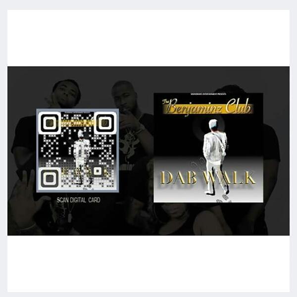 SoundWave_ATL's tweet photo. Digital Cards for new "Dab Walk" single by Benjaminz Club  @benclubatl  #scan to download  Now!! http://t.co/LvI42HcFDc