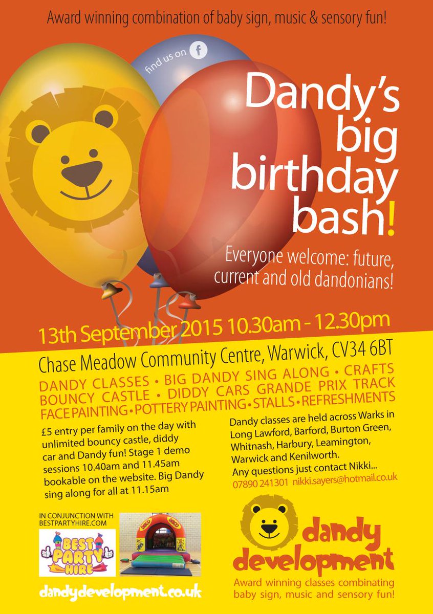 <a href="/familieswarks/">Claire</a> TY4RT! Can't believe big Bash is tomorrow! #Warwick, #familyfun #weekendfun