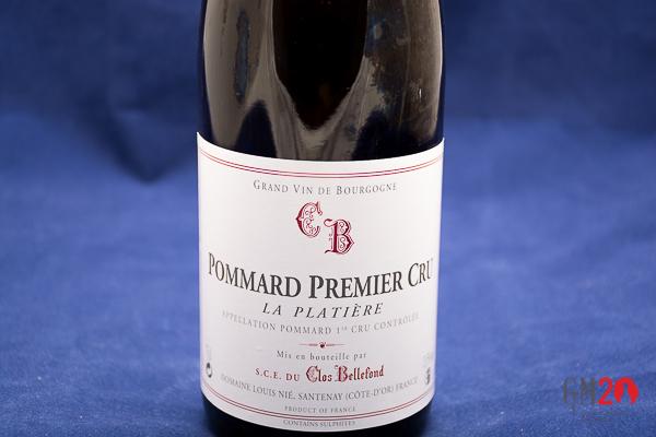 Dégustation ASQQ : un pommard 1er Cru encore jeune qui mérite quelques années. Deuxième vin de la soirée !