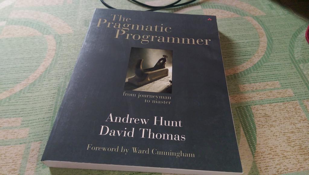 ifataftah's tweet image. Never too late for this! #thepragmaticprogrammer #code