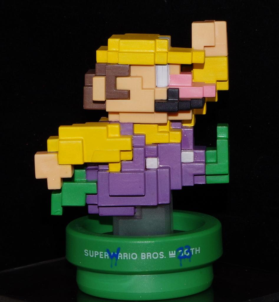 StuffOfNintendo's tweet image. Custom 8-Bit Wario Amiibo 😍