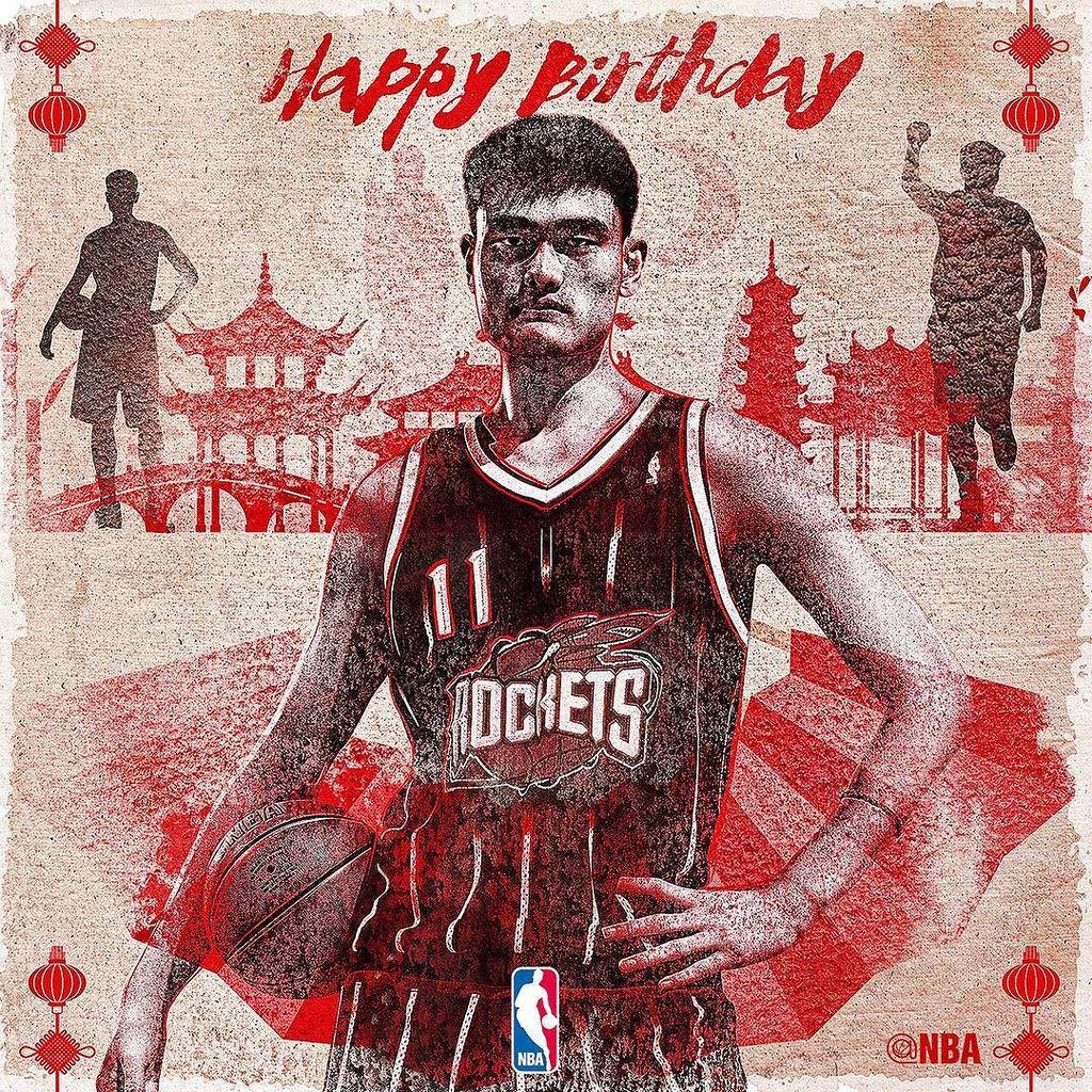 Join us in wishing legend YAO MING a HAPPY 35th BIRTHDAY! by nba 