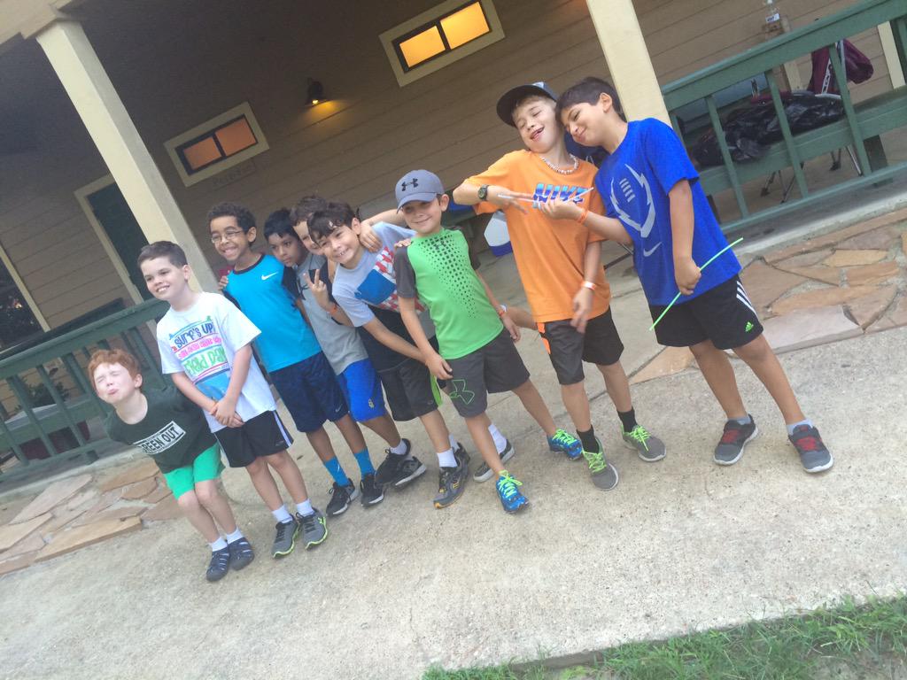 SchloegelBagel's tweet image. Living large. The girls cabin terrorized by this group. #ItHasStarted