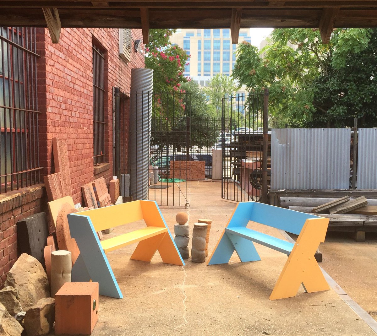 Our July grant went to Urban Porch, a relaxing and movable collection of benches for anyone to watch the city go by!