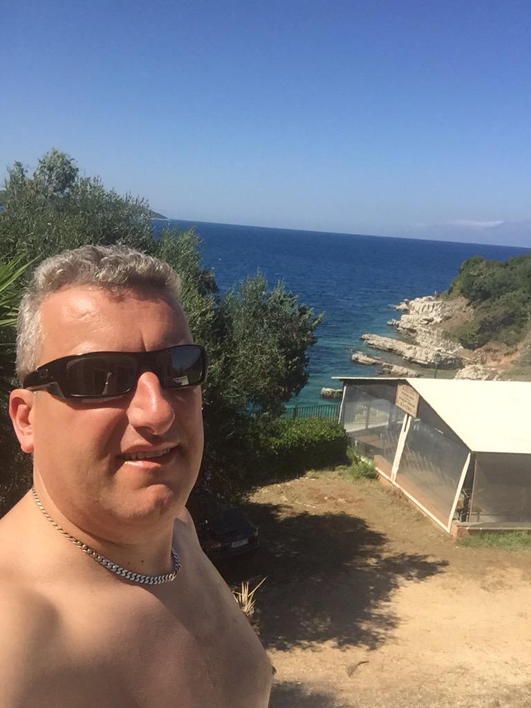 pipinuk1's tweet photo. Enjoying a little sun CORFU style #sbs #wellderved http://t.co/ZgfGyjJ7dJ