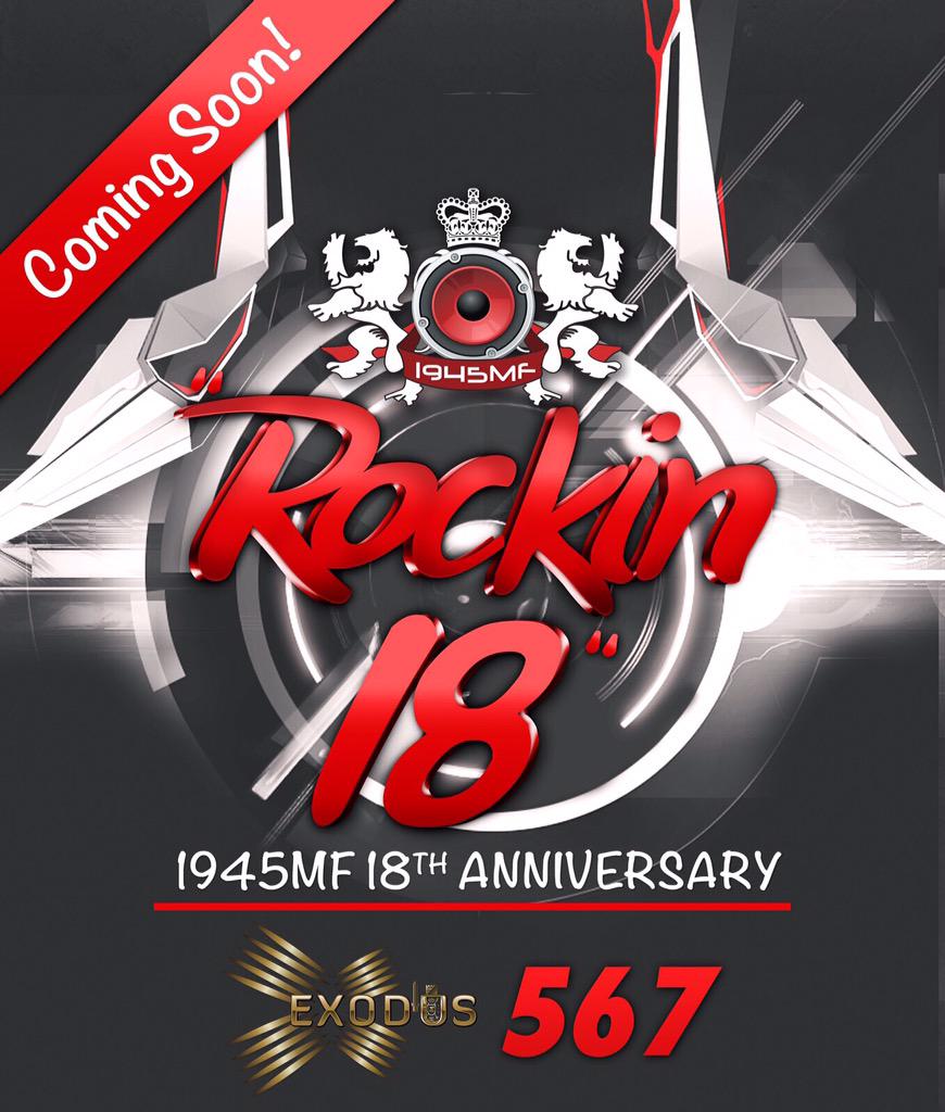 ROCKIN' 18TH

1945MF 18th ANNIVERSARY 

STAY ALERT  

<a href="/1945MF_Official/">1945MF</a> @45gdjschool
