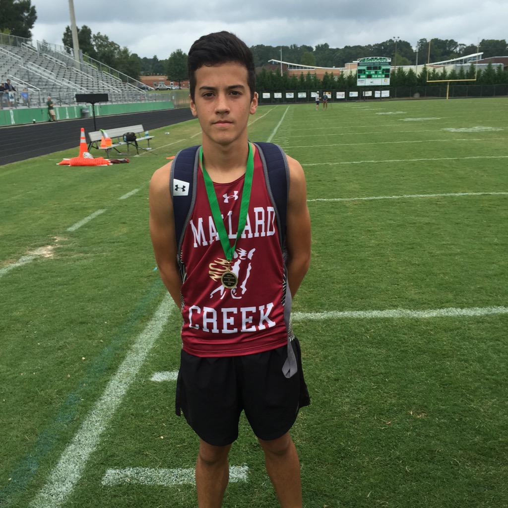 mcmavsathletics's tweet image. Austin Atkinson places top10 boys finish 3rd Girls 5th for @mavs_xc at Weddington. #CreekLife