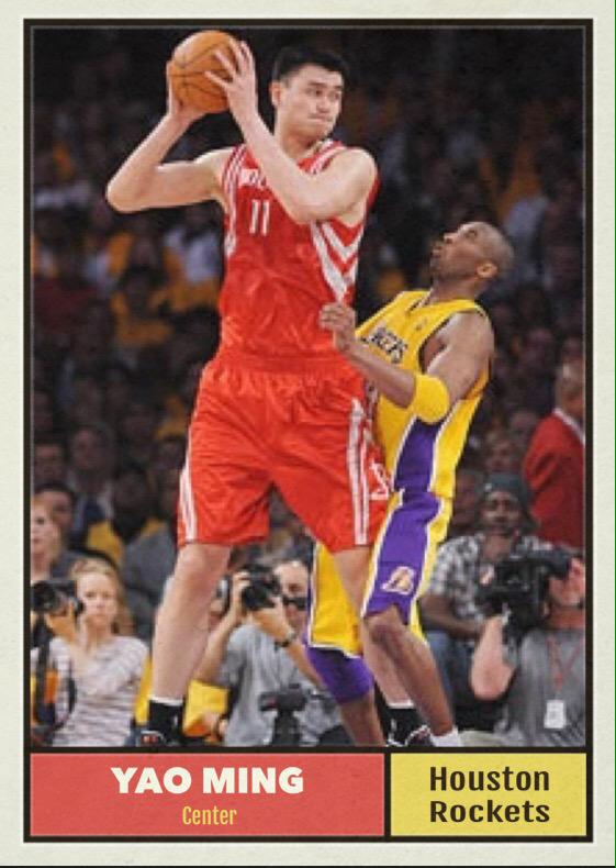 Happy 35th birthday to Yao Ming. Kinda feel like injuries robbed us of seeing a neat career here. 