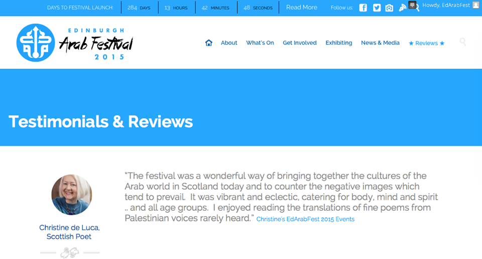 Edarabfest's tweet photo. See what people are saying about #EdArabFest 2015. Our first testimonials are up! http://t.co/SPAB33pwuA http://t.co/LFIdBc2mqg