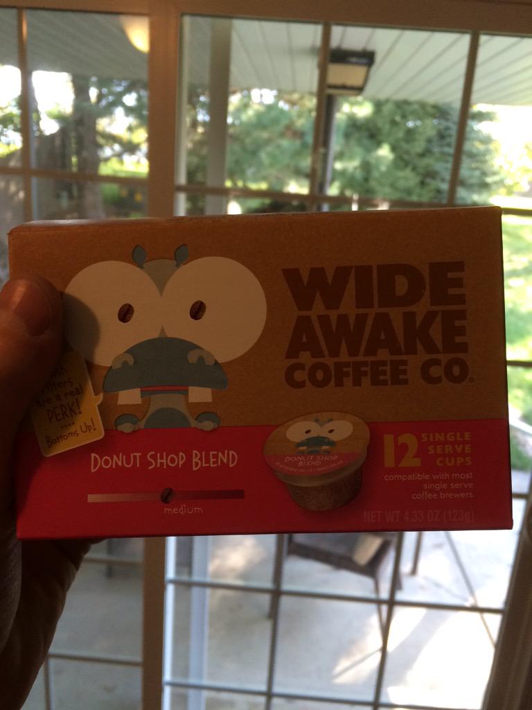 Reekenheimer3's tweet photo. Seriously impressed by #wideawakecoffee - my keurig has never brewed better http://t.co/TIHbVPPsHw