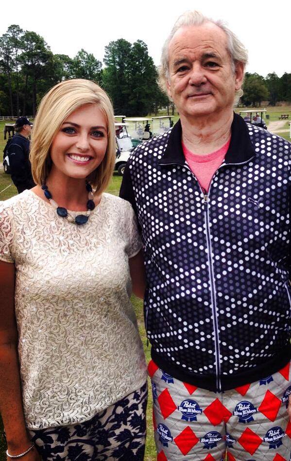 gotta love bill murray and the pbr pants!