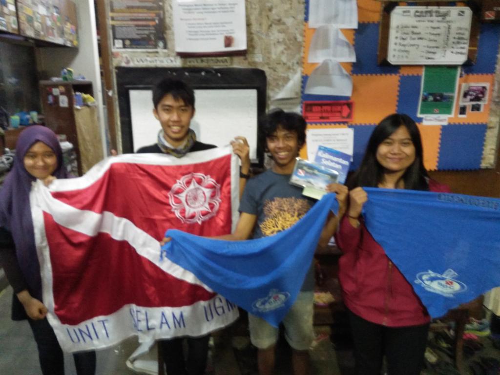 Woyoooo selamat malam, unyil sedang kedatangan tamu dari <a href="/bdc_unsoed/">Blue Diving Club</a> nih 😆