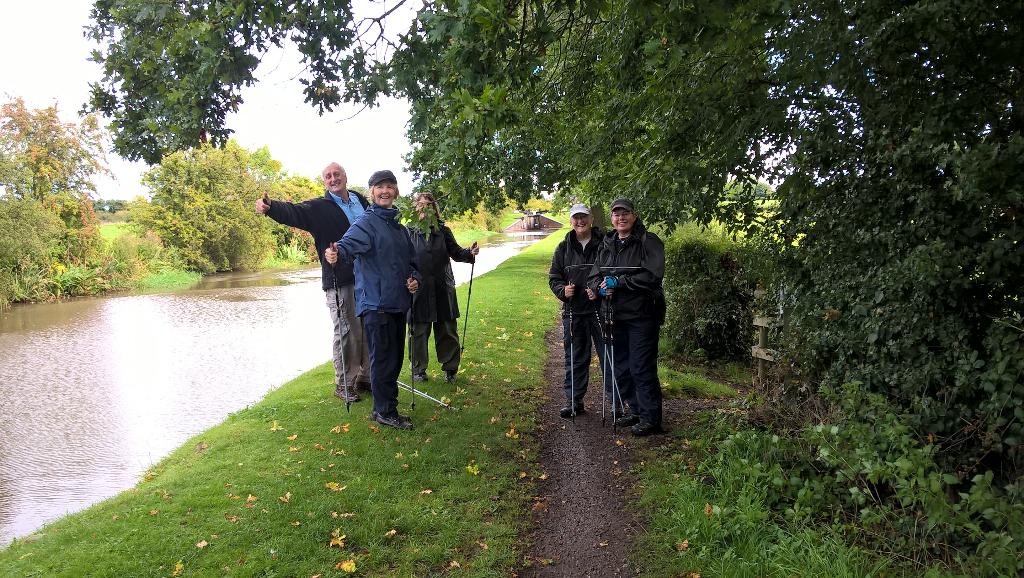 Great Nordic Walking around Hanbury this morning, in all sorts of weather! nordicwalkingbirmingham.co