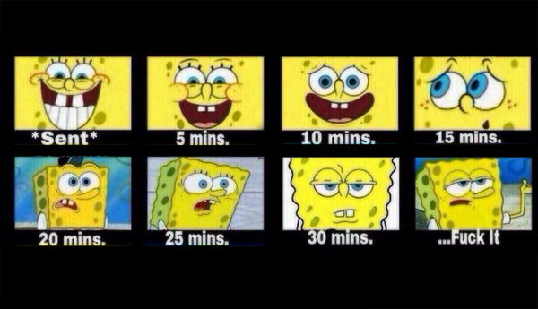 HumourGuide's tweet image. me waiting for a text back