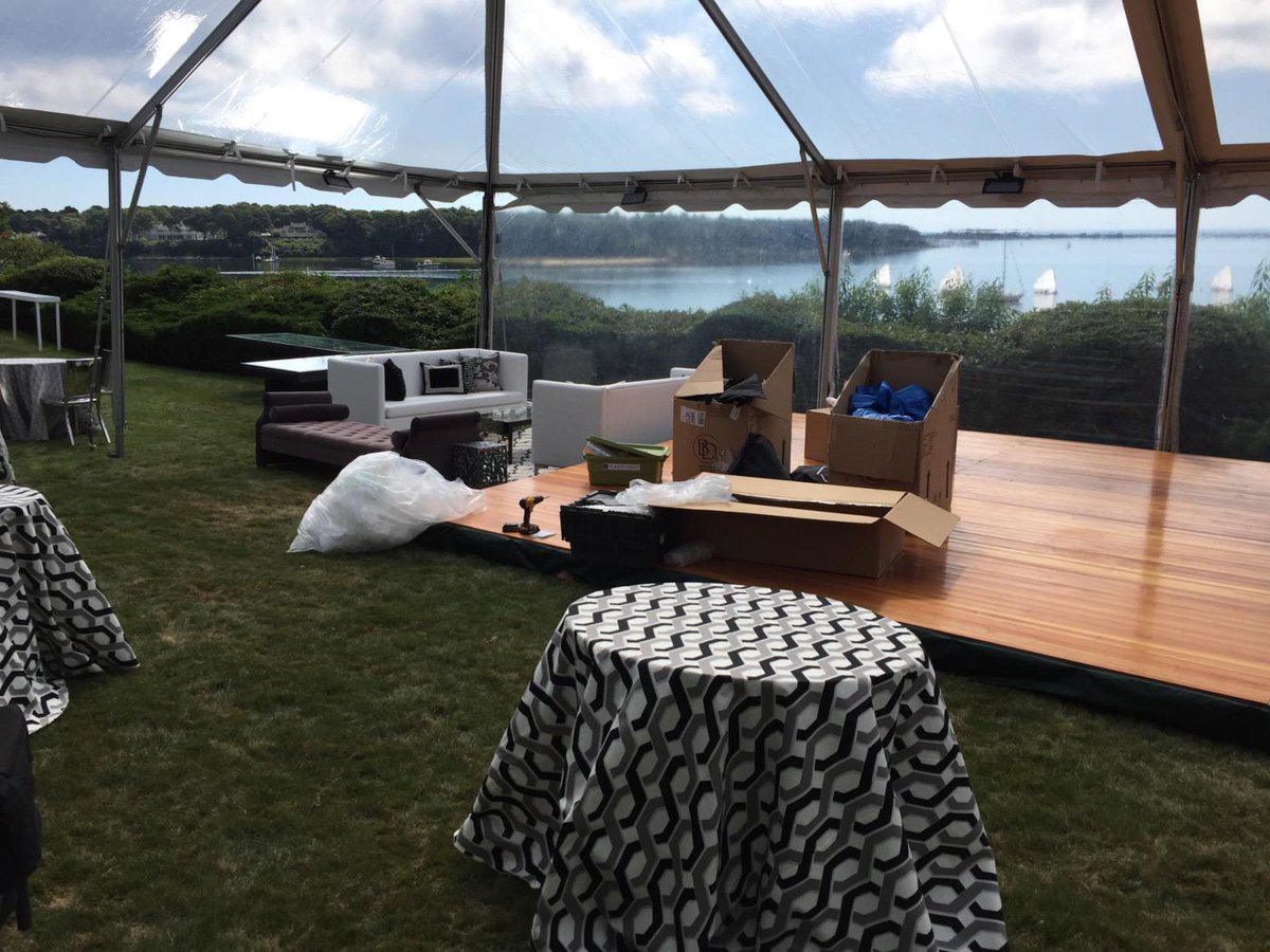 Getting ready for my wonderful groom's special day in Cotuit Bay