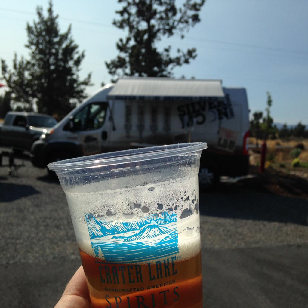 Celebrating <a href="/bendistillery/">Bendistillery</a> 20th anniversary! here till 7. #afterparty <a href="/SilverMoonBeer/">Silver Moon Brewing</a> discounted craterlake drinks!
