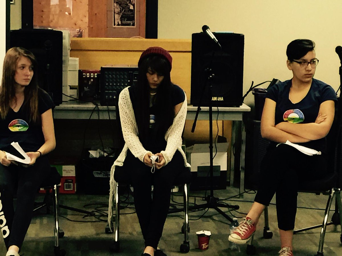 The brave young women from the #stardalewomensgroup, telling their stories of #suicide @pridecentreofedmonton #yeg